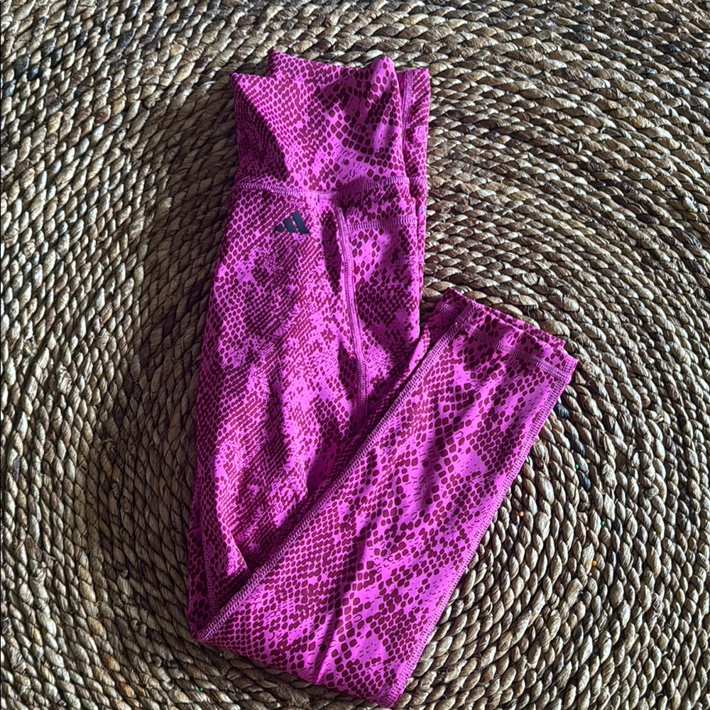 Pink Patterned Leggings